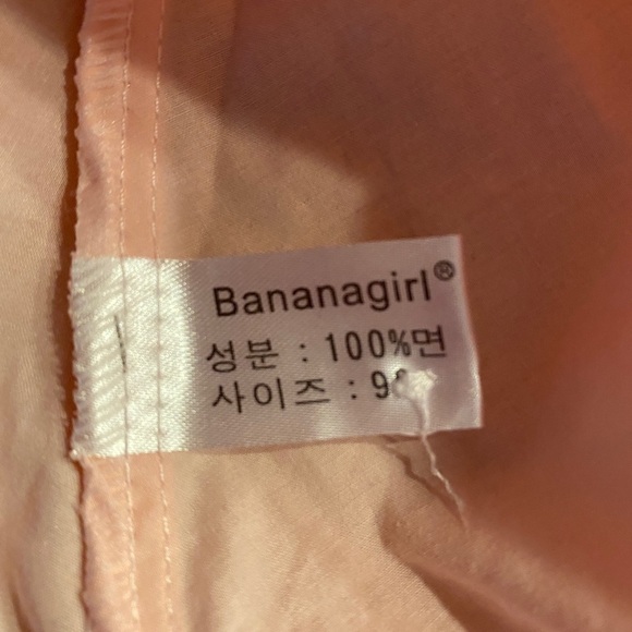 Lovery and Happy Pyjana Banana Girl 90 Baby Doll Ruffle Pink and White Top. New - Picture 11 of 14